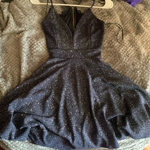 Stunning sparkle navy dress from Windsor